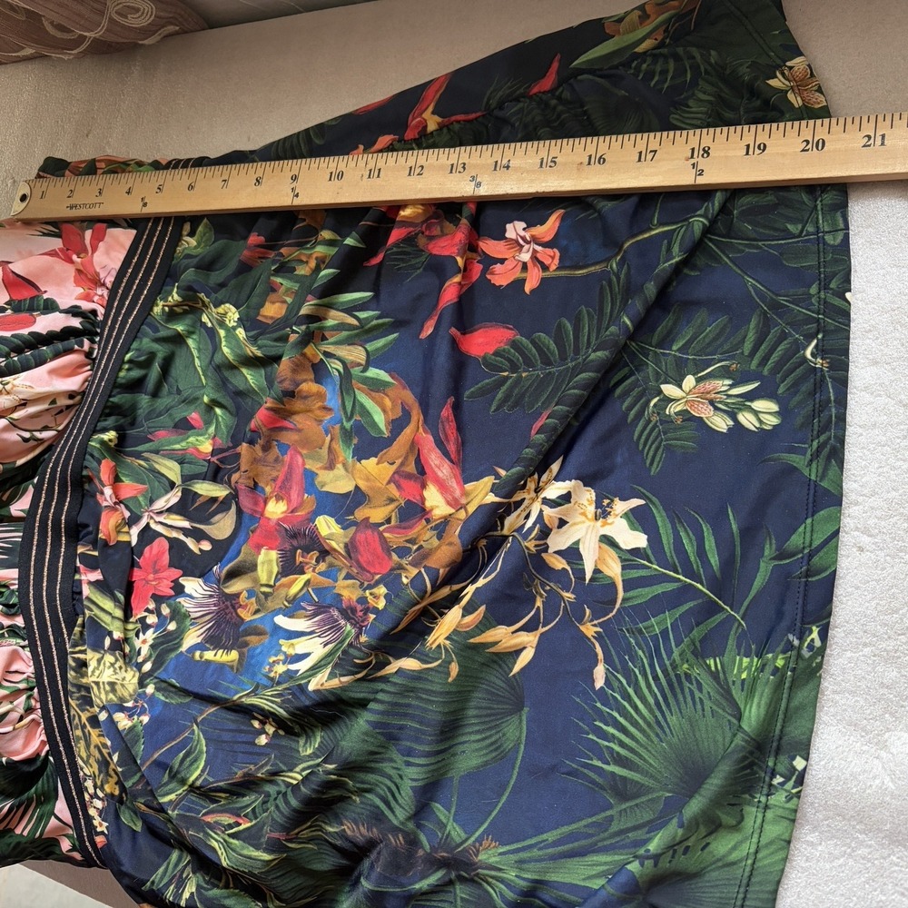 SWIM Cacique Underwire Bathing Tankini Top Women 46D Tropical Floral Padded - Picture 4 of 6